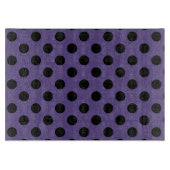 Zwarte haarpunten op ultraviolet snijplank (Voorkant)