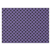 Zwarte haarpunten op ultraviolet tafelkleed (Voorkant (Horizontaal))