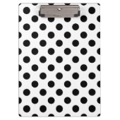 Zwarte haarpunten op wit klembord (Voorkant)