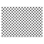 Zwarte haarpunten op wit tafelkleed (Voorkant (Horizontaal))