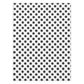 Zwarte haarpunten op wit tafelkleed (Voorkant)