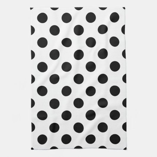 Zwarte haarpunten op wit theedoek (Verticaal)