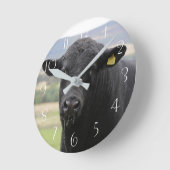 Zwarte haarstier ronde klok (Hoek)