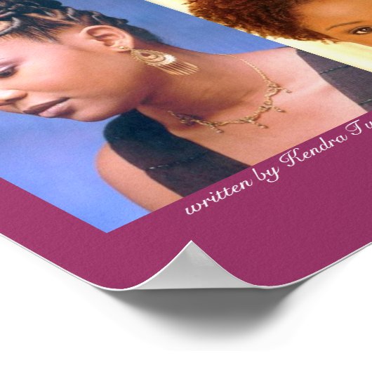 Zwarte haarstijlen poster (Hoek)