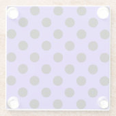 Zwarte haarvlekken op de rand glazen onderzetter (Achterkant)