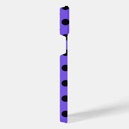 Zwarte haarvlekken op de rand iPhone hoesje (Rechterkant)