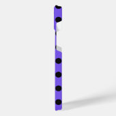 Zwarte haarvlekken op de rand iPhone hoesje (Linkerkant)