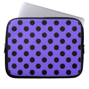 Zwarte haarvlekken op de rand laptop sleeve