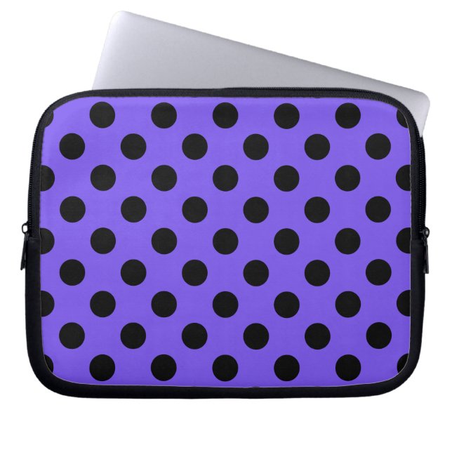 Zwarte haarvlekken op de rand laptop sleeve (Voorkant)