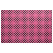 Zwarte haarvlekken op fuchsia stof (Yard (91,4 cm))