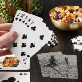 Zwarte Hagedis Pokerkaarten (Insitu)