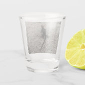 Zwarte Hagedis Shot Glas (Achterkant)