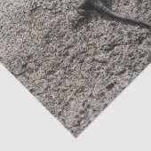 Zwarte Hagedis Tissuepapier (Detail)
