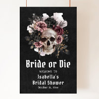 Zwarte Halloween Bloemen Schedel Vrijgezellenfeest