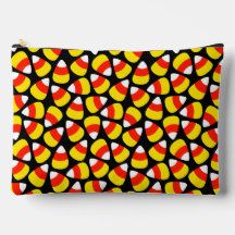 Zwarte Halloween Candy Corn Patroon
