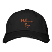 Zwarte Halloween-dag viering Chino Twill-Hoed