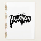 Zwarte Halloween Planner (Voorkant)