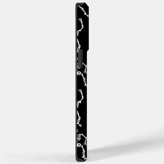 Zwarte Halloween skeletten Case-Mate iPhone Case (Achterkant / Rechts)