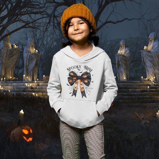 Zwarte Halloween Spooky Mini Bow Coquette