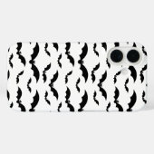 Zwarte Halloween vleermuizen patroon Case-Mate iPhone Case (Achterkant (horizontaal))