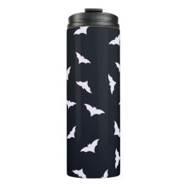 Zwarte Halloween Vleermuizen Thermische Tumbler Thermosbeker