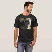 Zwarte hamster t-shirt (Voorkant volledig)