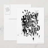 Zwarte hand - Collage Briefkaart (Voorkant / Achterkant)