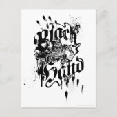 Zwarte hand - Collage Briefkaart (Voorkant)