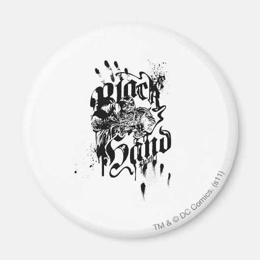 Zwarte hand - Collage Magneet (Voorkant)