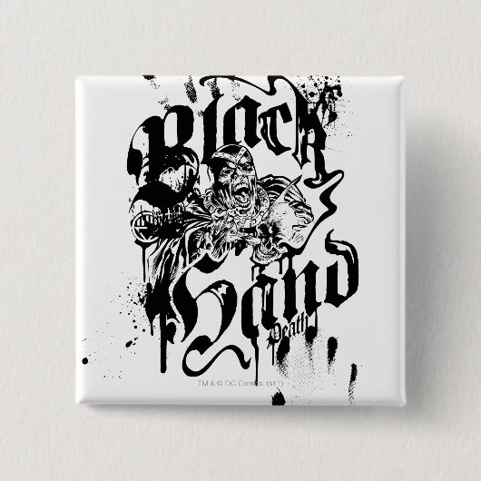 Zwarte hand - Collage Vierkante Button 5,1 Cm (Voorkant)