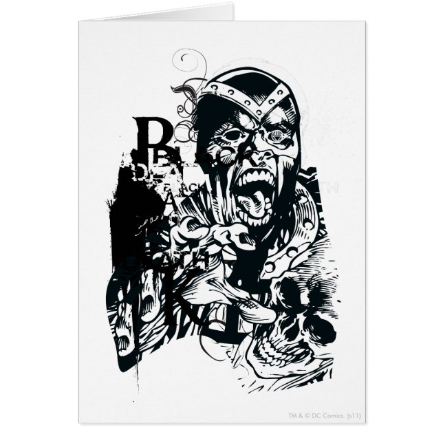 Zwarte hand en schedel (Voorkant)