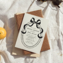 Zwarte Hand Getrokken Boog Lijst Vrijgezellenfeest