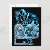 Zwarte Hand met het Comité van de Schedel Briefkaart (Voorkant / Achterkant)