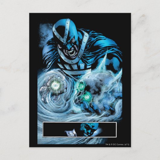 Zwarte Hand met het Comité van de Schedel Briefkaart (Voorkant)