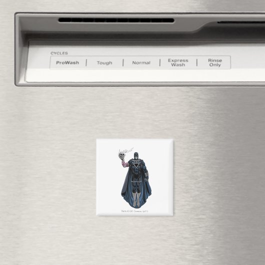 Zwarte hand met schedel 1 magneet (Insitu (Vaatwasser))