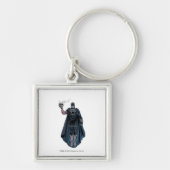 Zwarte hand met schedel 1 sleutelhanger (Voorkant)