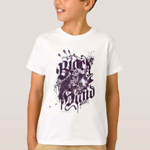 Zwarte hand - Paarse kraakbeen T-shirt