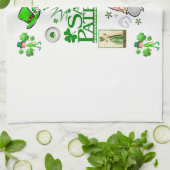 zwarte handdoek voor heilige patricaten (Gevouwen)