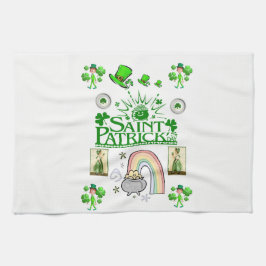 zwarte handdoek voor heilige patricaten