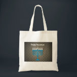 zwarte hanukka tote bag<br><div class="desc">"black happy hanukkah",  "hanukkah menorah",  "happy hanukkah",  channuka,  channukah,  chanukah,  chanukkah,  hannuka,  hannukah,  Hanukkah</div>