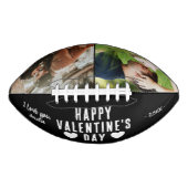 Zwarte Happy Valentijnsdag Boyvriend 2 Foto American Football (Voorkant)