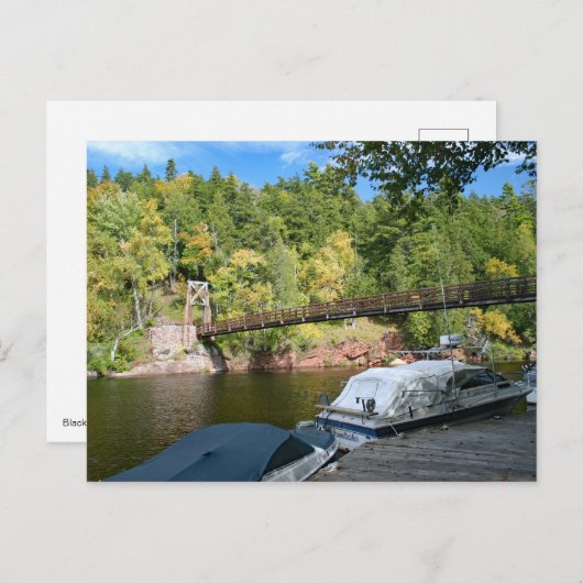 Zwarte Harbour, Michigan's Upper Peninsula Briefkaart (Voorkant / Achterkant)