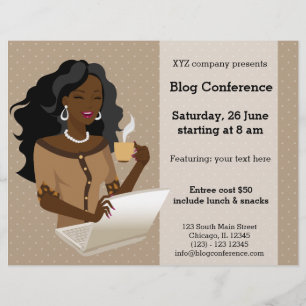 Zwarte haren voor de loopbaan flyer