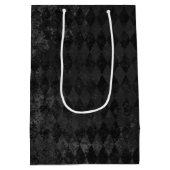  zwarte Harlequin Medium Cadeauzakje (Achterkant)