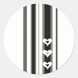Zwarte hart Stickers