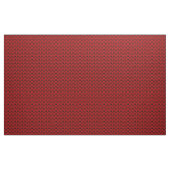 Zwarte harten op rode verbinding stof (Yard (91,4 cm))