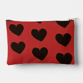 Zwarte harten rood etui (Achterkant)