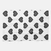 Zwarte harten theedoek (Horizontaal)
