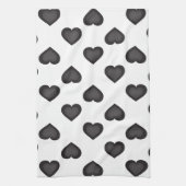 Zwarte harten theedoek (Verticaal)
