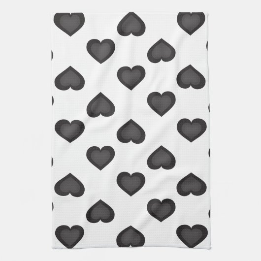Zwarte harten theedoek (Verticaal)